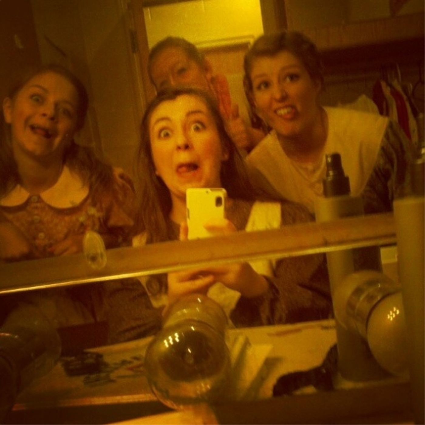 Photo Flash: Saturday Intermission Pics, Oct 27 - Part 2 - Trick-or-Treaters Backstage at NEWSIES and More!  Image