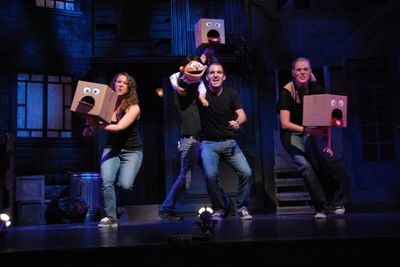 Courtney Poston, Mike Westrich as Princeton and Nicole Piro. Photo Credit: Gemma Bram Photo
