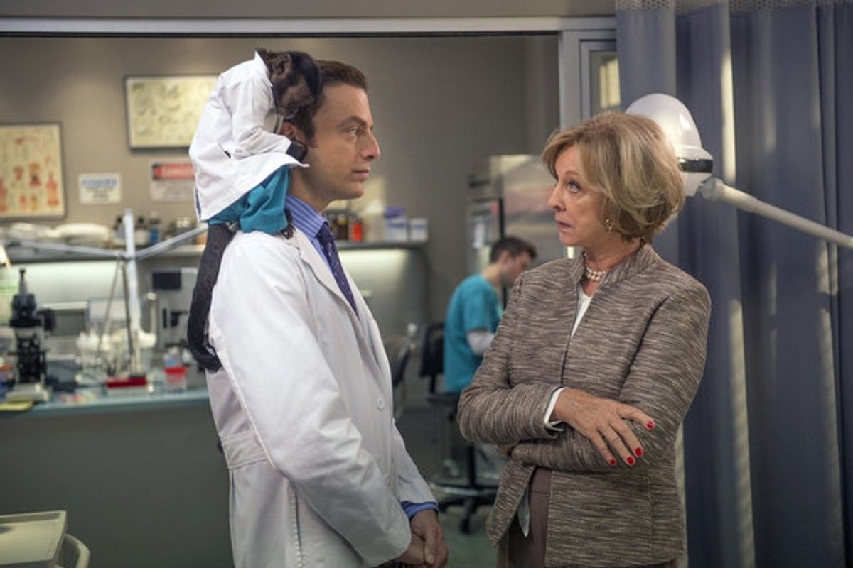 Justin Kirk, Christina Pickles at 