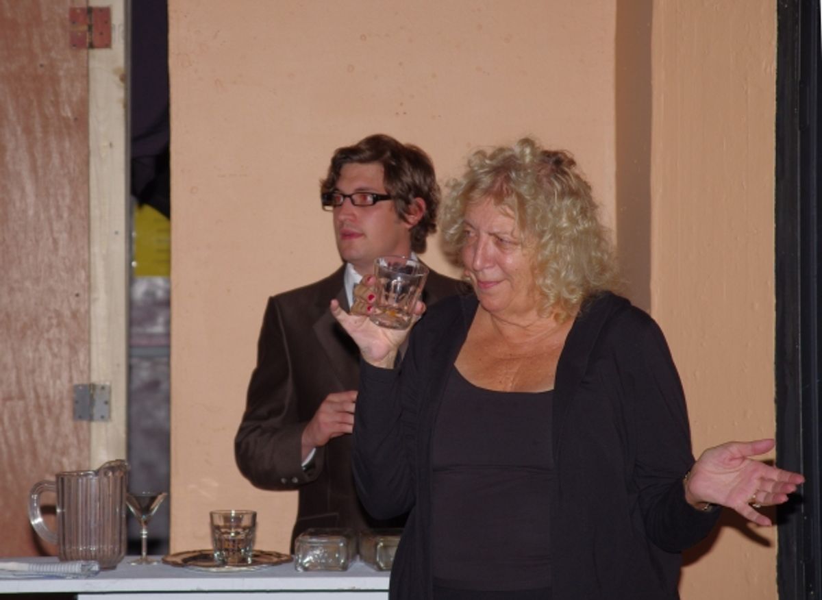 Martin Colbert as 'Patrick' and Maureen Rogers as 'Vera' at 