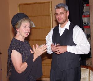 Anne Hull as "Mame" and Jason Farrell as "Lindsey" @ BroadwayWorld Anne Hull as "Mame" and Jason Farrell as "Lindsey" Photo