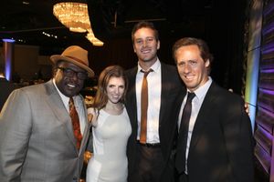 From left, actors Cedric the Entertainer, Anna Kendrick, Armie Hammer and Nat Faxon p Photo
