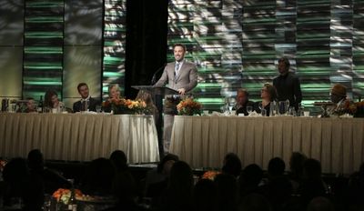 Ben Affleck, Career Achievement Award winner speaks during the 2012 Casting Society o Photo