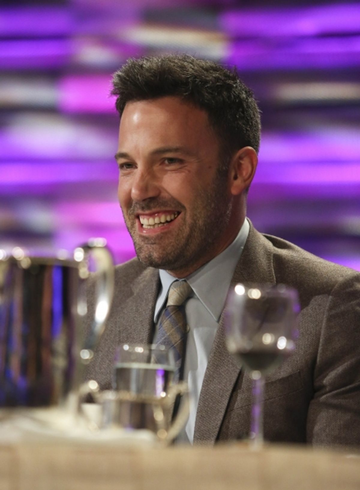 Ben Affleck, Career Achievement Award winner is introduced during the 2012 Casting Society of America Artios Awards held at the Beverly Hilton Hotel on Monday Oct. 29, 2012 in Beverly Hills, Calif. (Photo by Ryan Miller/Capture Imaging) at 