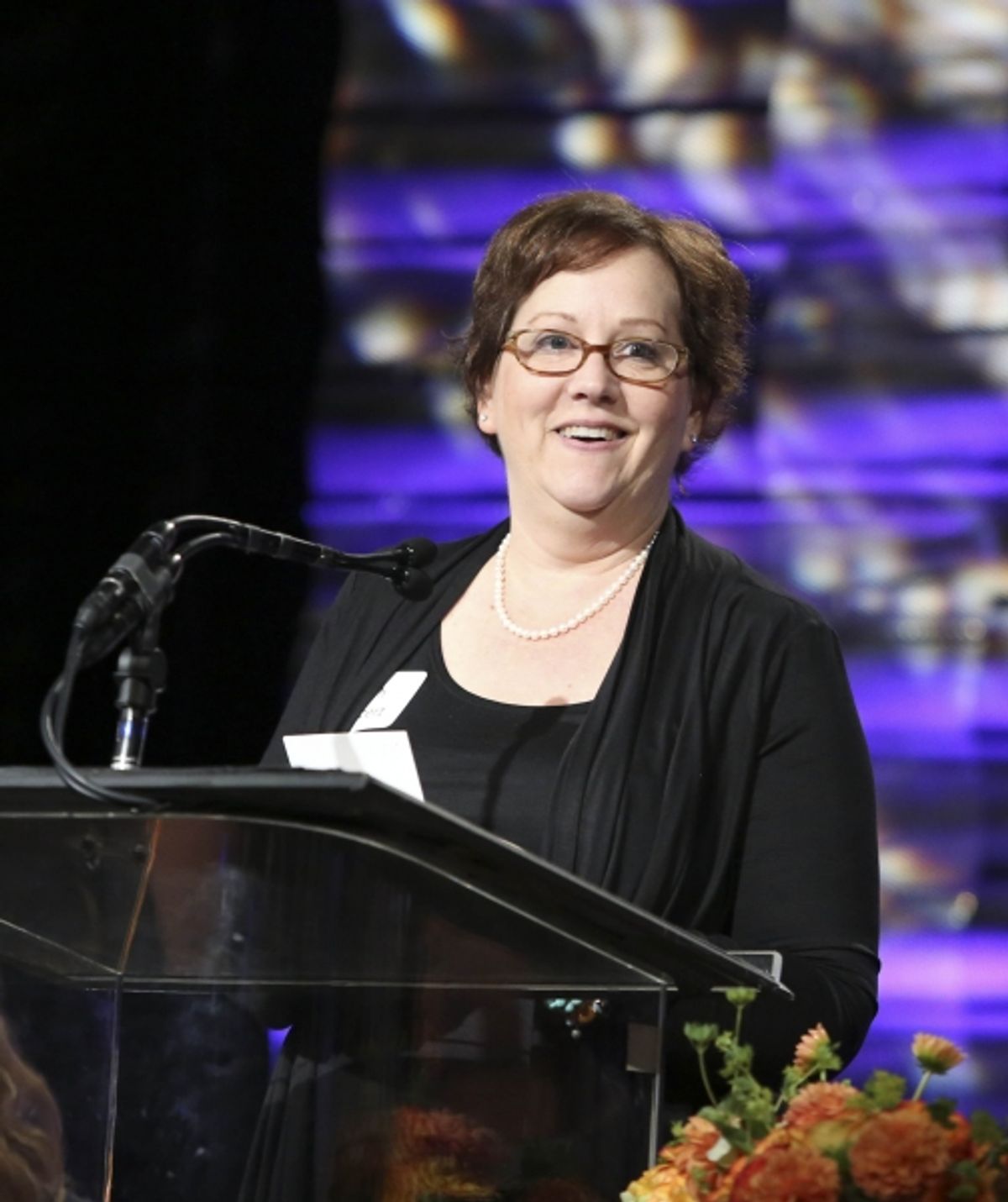 Ruth Lambert, Children's Series winner accepts her award during the 2012 Casting Society of America Artios Awards held at the Beverly Hilton Hotel on Monday Oct. 29, 2012 in Beverly Hills, Calif. (Photo by Ryan Miller/Capture Imaging) at 