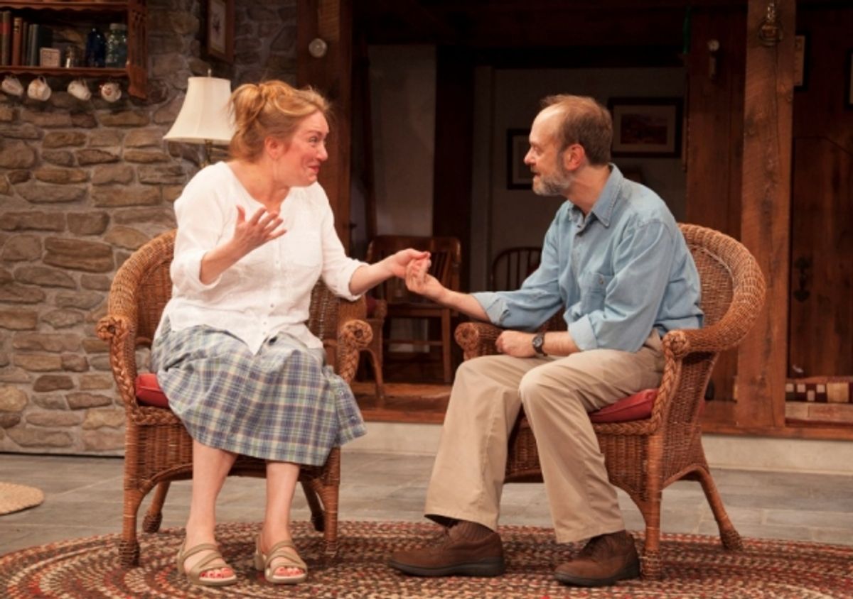 Kristine Nielsen and David Hyde Pierce at 