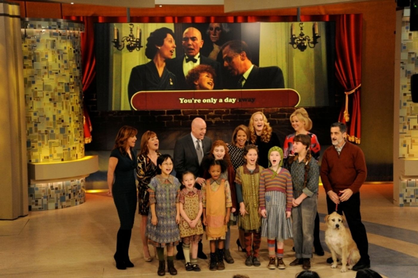 Photo Flash: Sneak Peek - Cast of Broadway's ANNIE on KATIE! Photo Flash: Sneak Peek - Cast of Broadway's ANNIE on KATIE! Image