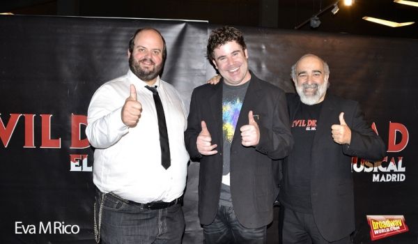 Cesar Belda, George Reinblatt y Chemari Bello Photo