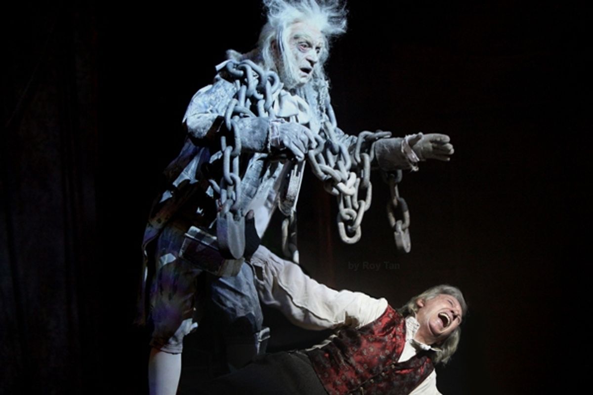 Jacob Marley and Tommy Steele at 