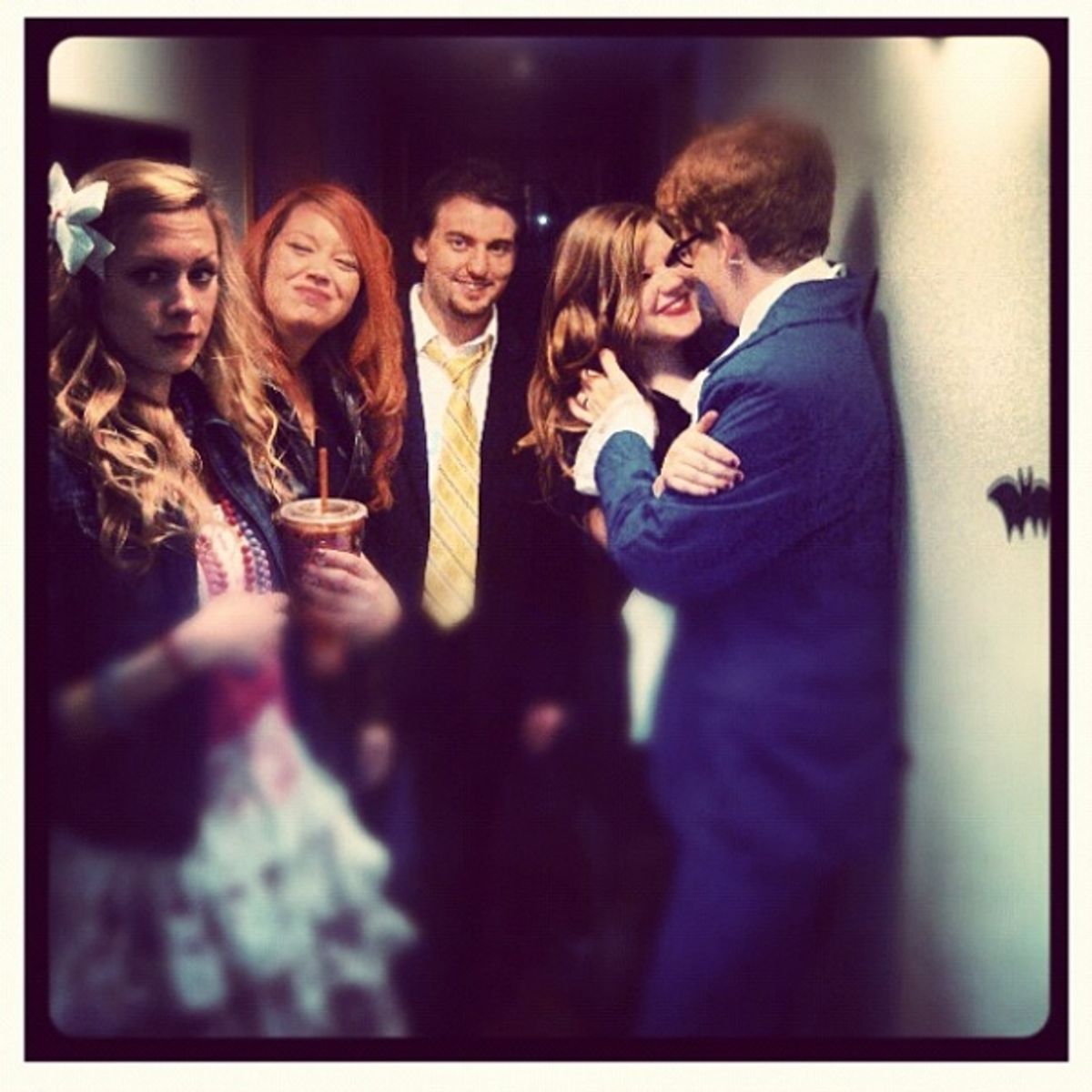 Blair Allison (as How I Met Your Mother's Robin Sparkles), along with her friends Black Widow, Tony Stark, Magenta, and Austin Powers. at 