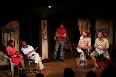 Tanesha Gary, Chauncy Thomas, Mark Anderson Phillips, Shanara Gabrielle and Michael J Photo