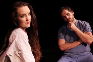 Britta Peele and Jamen Spitzer appear as Annie and Dr. Harris @ BroadwayWorld Britta Peele and Jamen Spitzer appear as Annie and Dr. Harris Photo