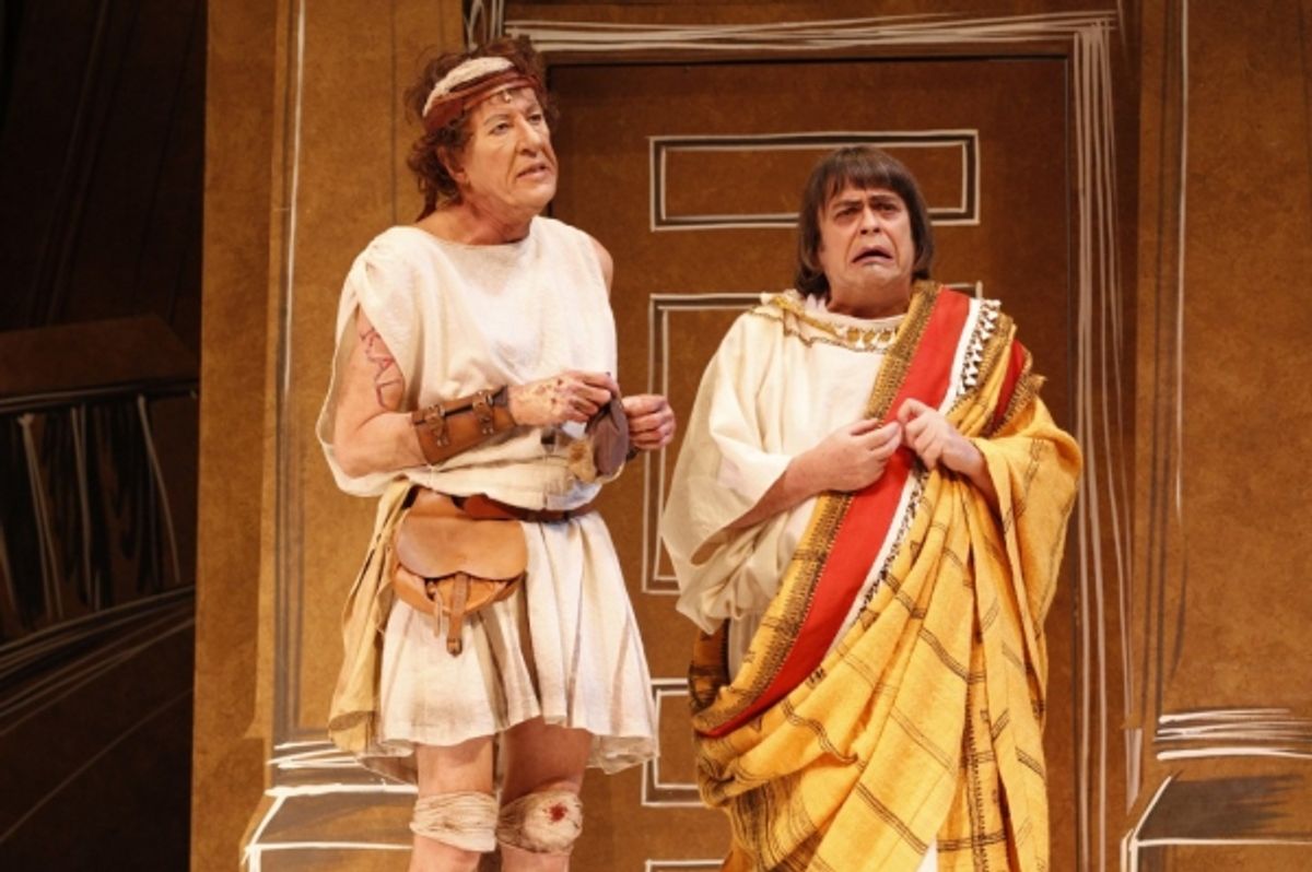 Geoffrey Rush and Gerry Connolly at 