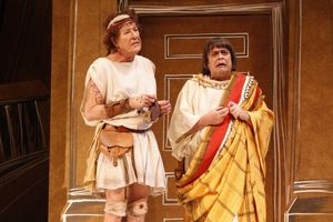 Geoffrey Rush and Gerry Connolly Photo