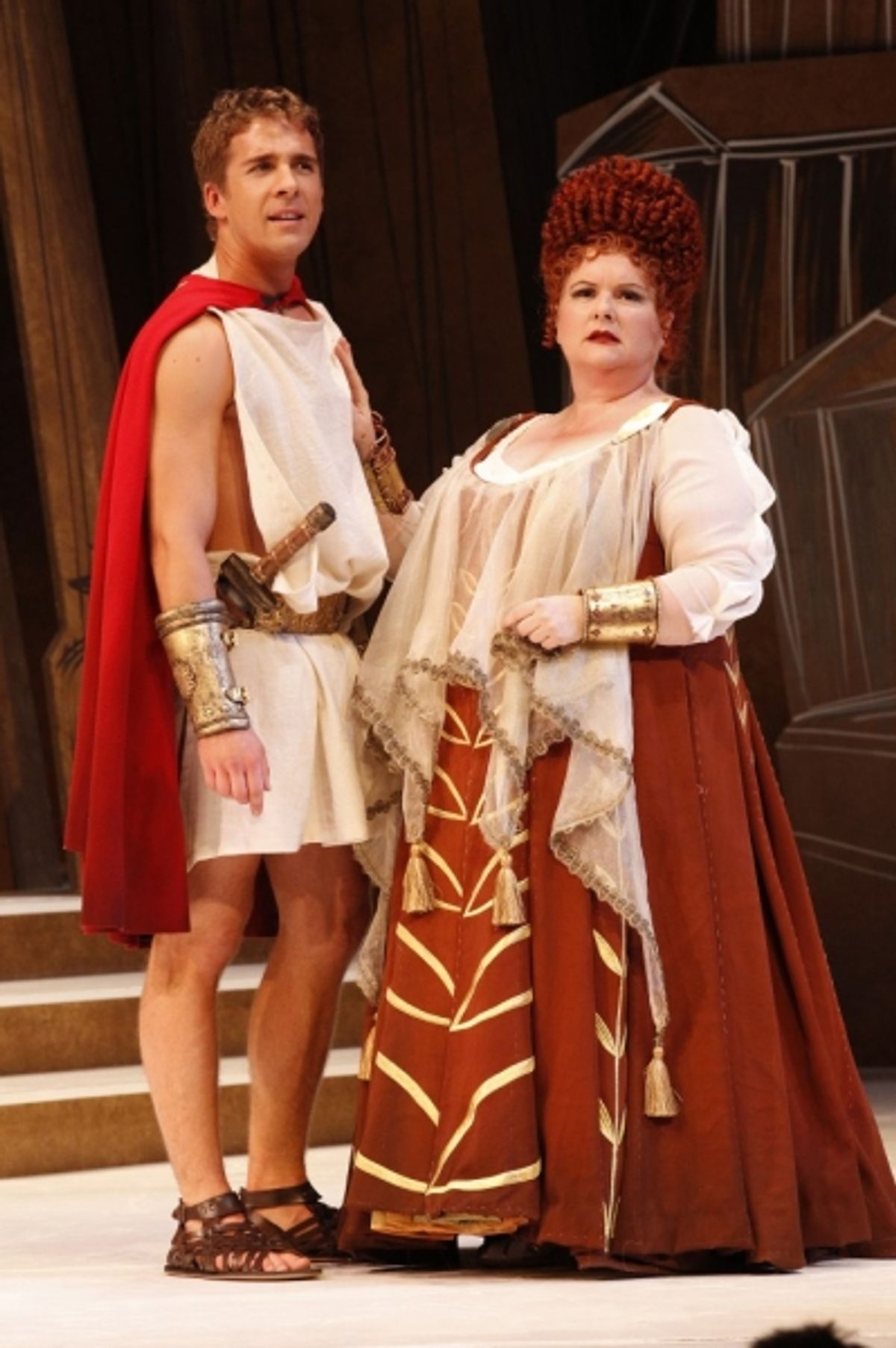 Hugh Sheridan and Magda Szubanski at 