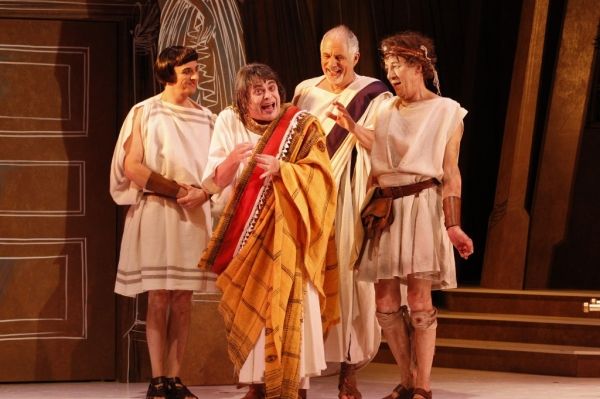 Mitchell Butel, Gerry Connolly, Shane Bourne and Geoffrey Rush Photo