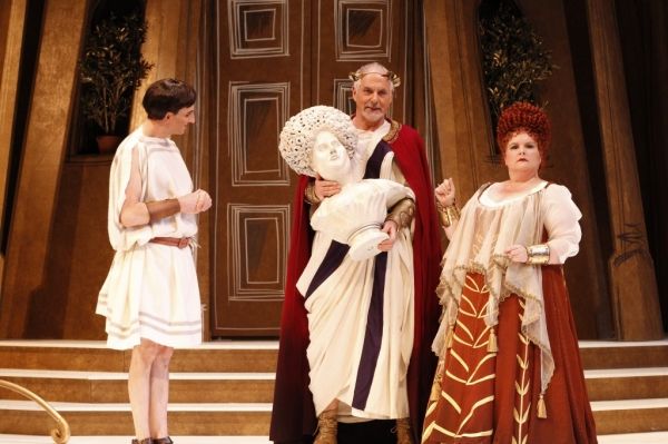 Mitchell Butel, Shane Bourne and Magda Szubanski Photo