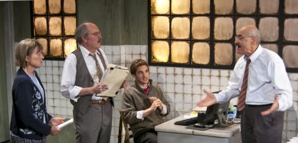 Lucy McMichael (Kim), Brad Bellamy (Herb), AJ Cedeno (Kyle) and Tom Mardirosian (Maur Photo