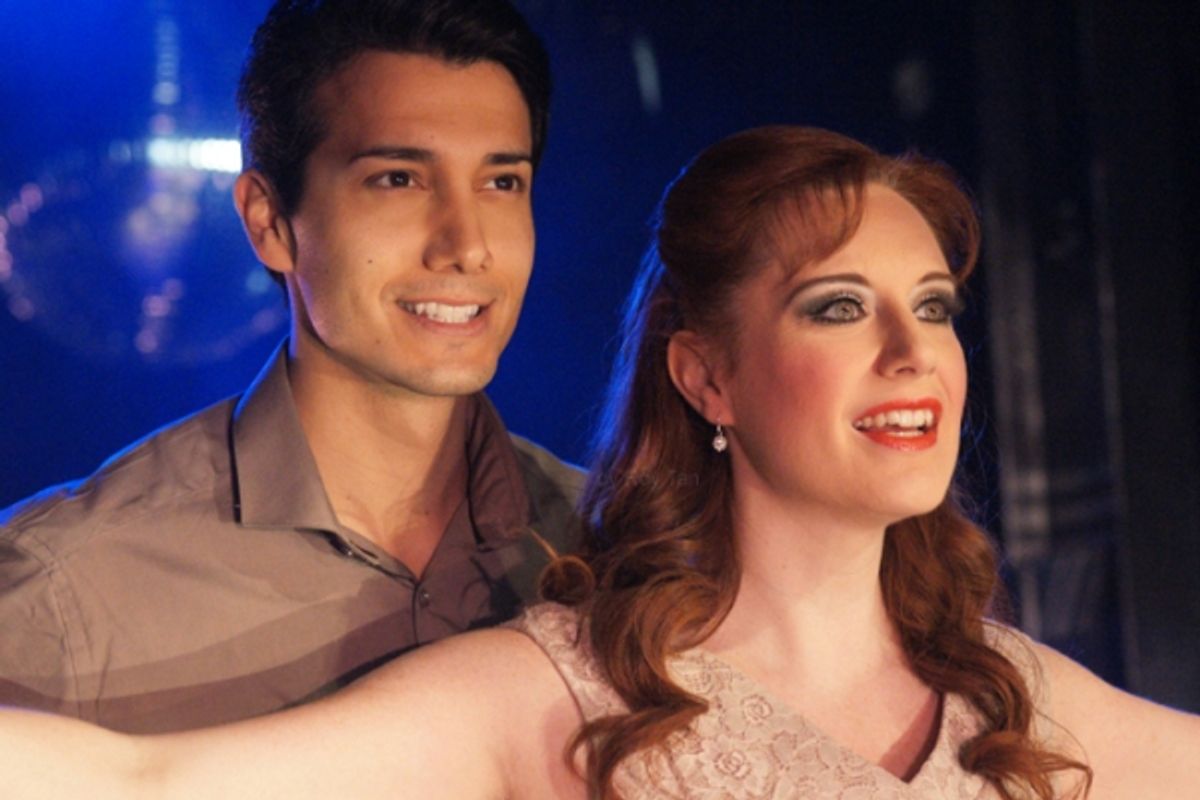 Jay Rincon as Bill Kelly, Sarah Galbraith as Rita Racine at 