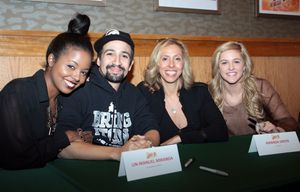 Adrienne Warren, Lin-Manuel Miranda, Amanda Green, Taylor Louderman Photo