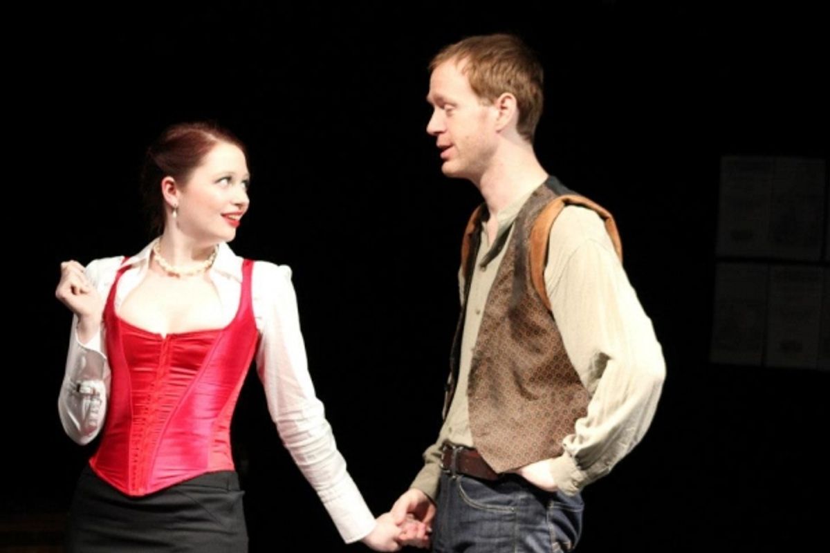 Emilia Lanier and William Shakespeare (Haley E.R. Cooper and J. Cameron Cooper) at 