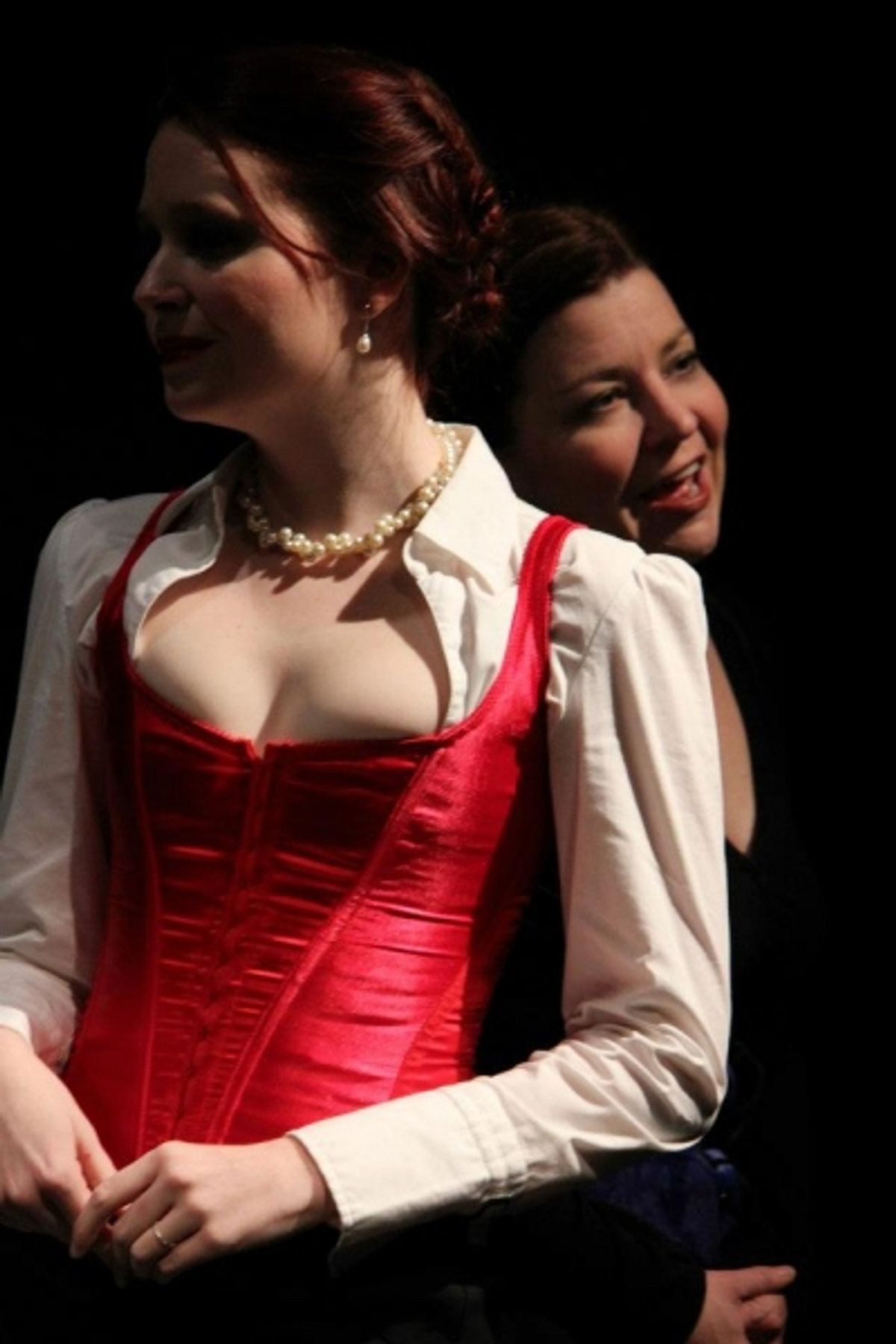 Emilia Lanier and Anne Hathaway (Haley E.R. Cooper and Melissa McEver Huckabay) at 