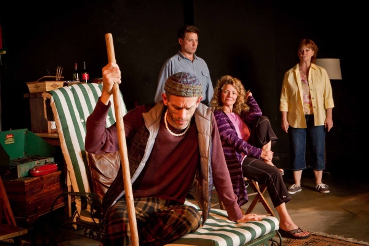 Ron Wells (front), Steve Spencer, Liz Zweifler and Jennifer Joan Taylor at 