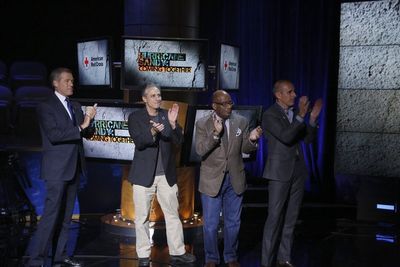 Brian Williams, Jon Stewart, Al Roker, Matt Lauer Photo