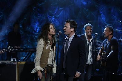 Steven Tyler, Jimmy Fallon  Photo