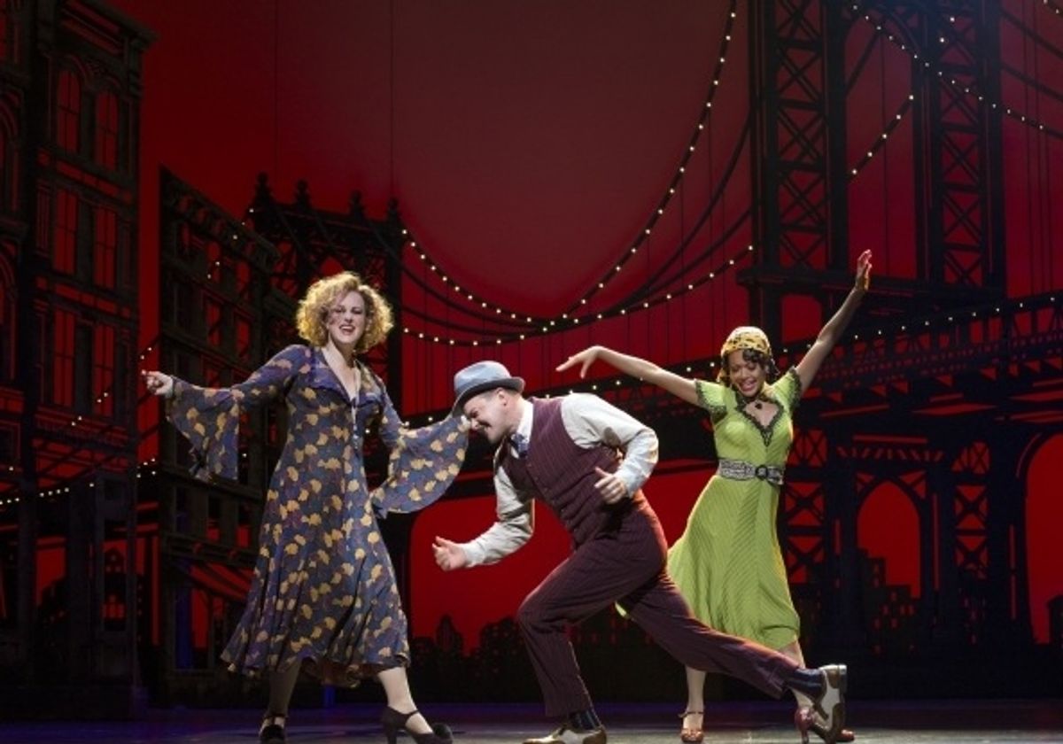 Katie Finneran, Clarke Thorell and J. Elaine Marcos at 