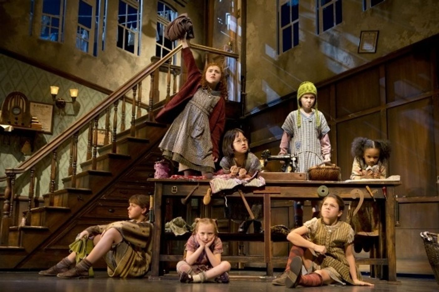 Photo Flash: First Look at ANNIE in Performance - Katie Finneran, Anthony Warlow, Lilla Crawford and More!  Image