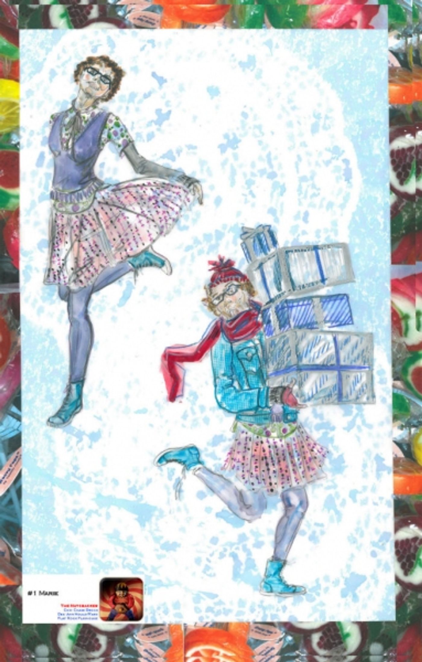 Photo Flash: Sneak Peek at Costume Sketches of Flat Rock's THE NUTCRACKER  Image