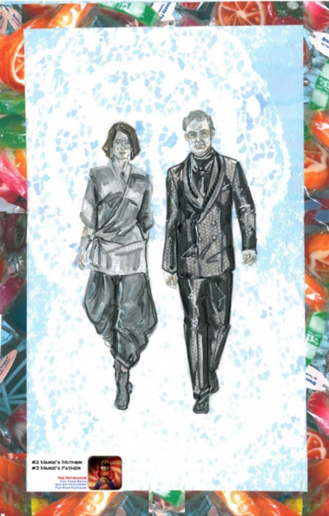 Photo Flash: Sneak Peek at Costume Sketches of Flat Rock's THE NUTCRACKER  Image