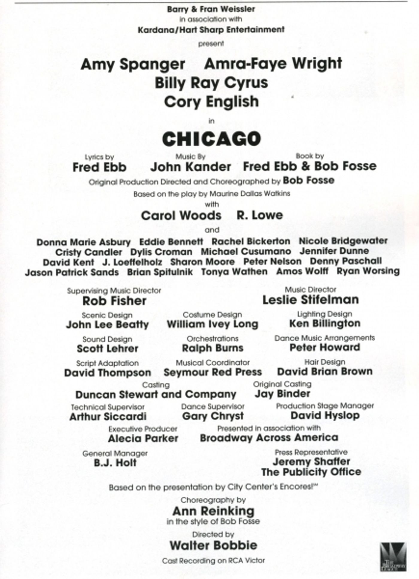 Photo Coverage: Billy Ray Cyrus Joins Cast of CHICAGO- Curtain Call!  Image