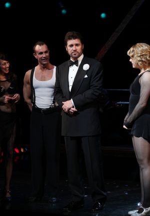 R. Lowe & Amy Spanger with Billy Ray Cyrus @ BroadwayWorld R. Lowe & Amy Spanger with Billy Ray Cyrus Photo