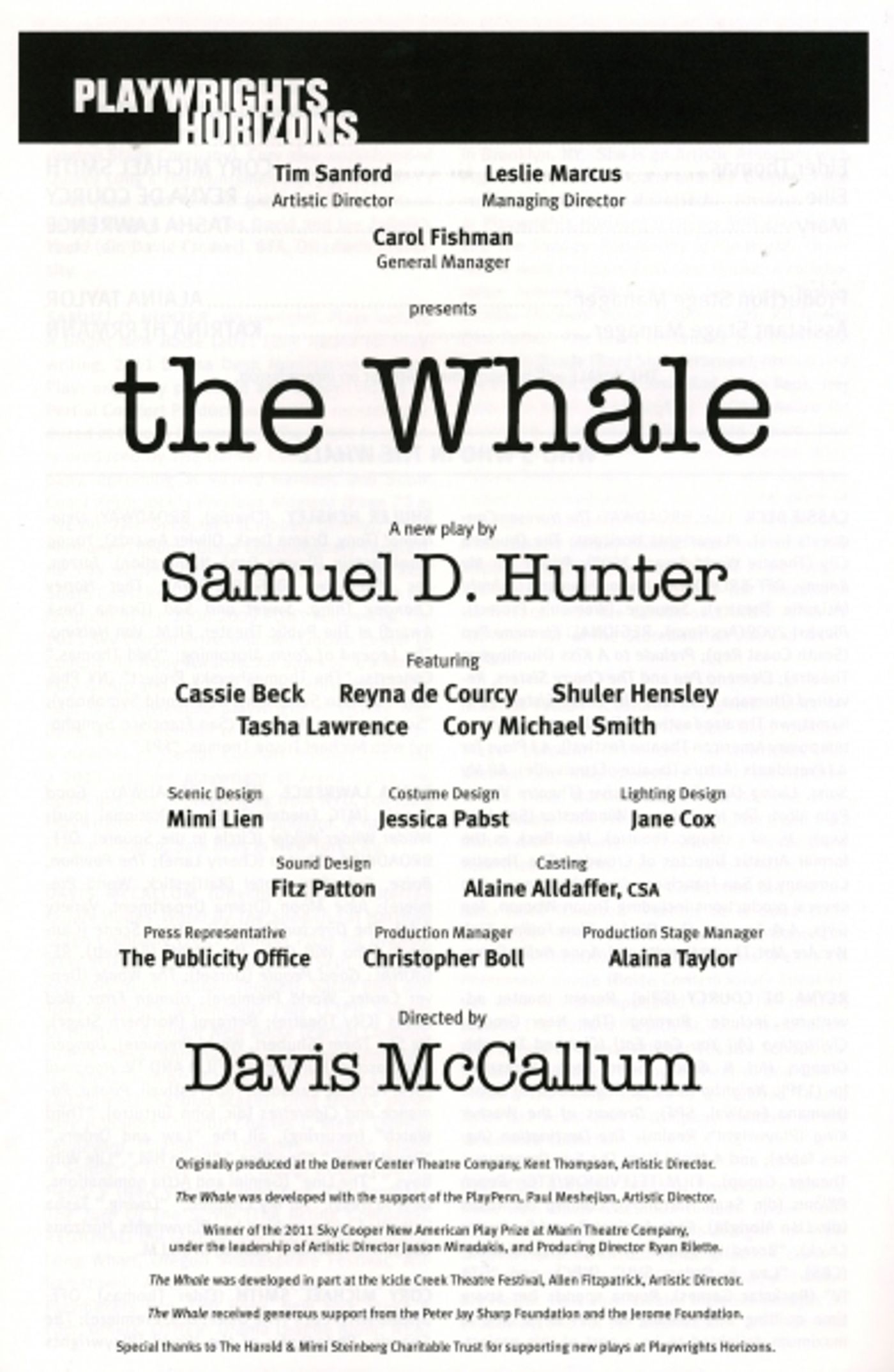 Photo Coverage: Inside THE WHALE's Opening Night Curtain Call  Image