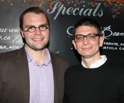 Playwright Samuel D. Hunter & boyfriend Photo