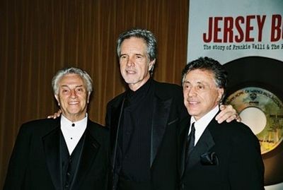 Tommy DeVito, Bob Gaudio and Frankie Valli arrive at opening night Photo