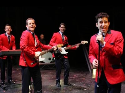 Daniel Reichard, Christian Hoff, J. Rober Spencer and John Lloyd Young Photo