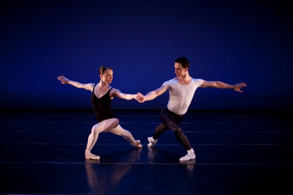 Beatrice Sebelin and Jonnathan Ramirez Mejia in Balanchine & Beyond  (Credit: Julie Shelton) at Regional Dance Company of the Week: Tulsa Ballet