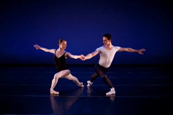 Beatrice Sebelin and Jonnathan Ramirez Mejia in Balanchine & Beyond (Credit: Julie… Photo