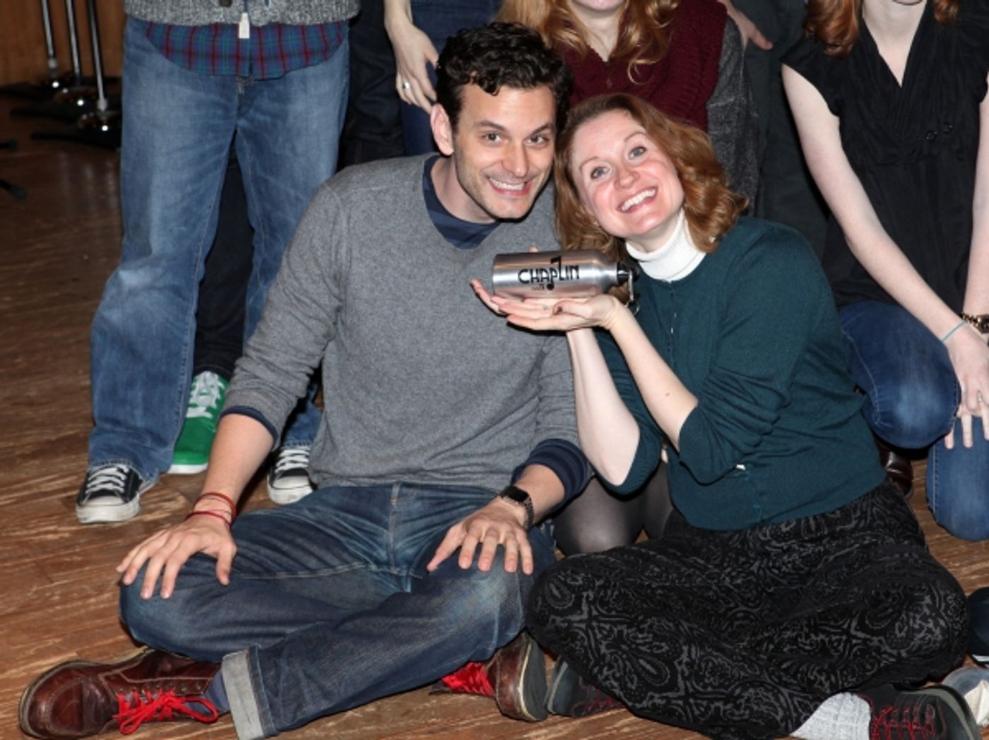 Photo Coverage: Inside CHAPLIN's Cast Recording Session!  Image