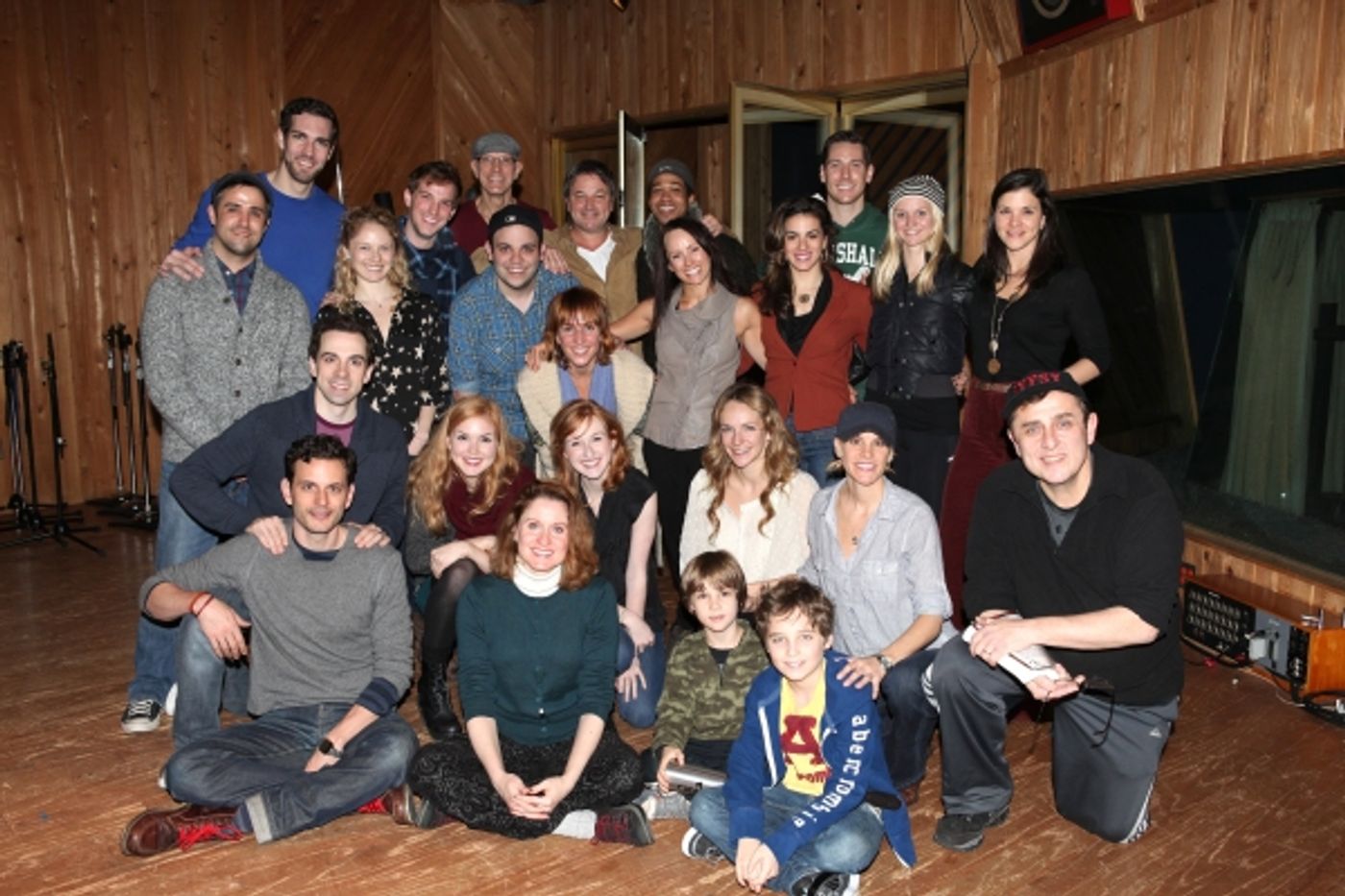 Photo Coverage: Inside CHAPLIN's Cast Recording Session!  Image