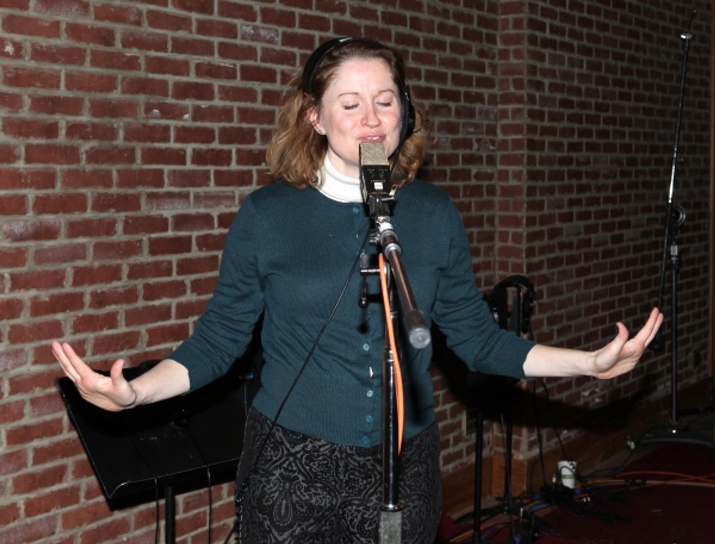 Photo Coverage: Inside CHAPLIN's Cast Recording Session!  Image