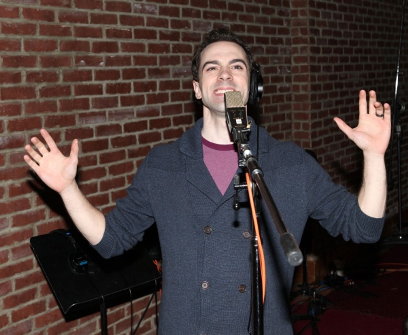 Photo Coverage: Inside CHAPLIN's Cast Recording Session!  Image