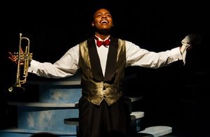 Jeremy Giraud Abram as Louis Armstrong @ BroadwayWorld Jeremy Giraud Abram as Louis Armstrong Photo