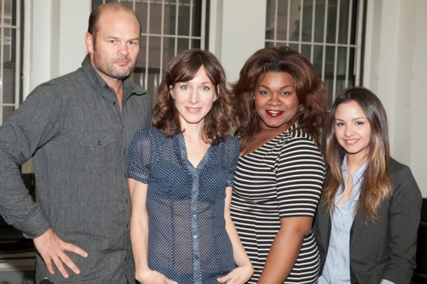 Photo Flash: Chris Bauer, Da'Vine Joy Randolph and More Rehearse for Atlantic Theater's WHAT RHYMES WITH AMERICA  Image