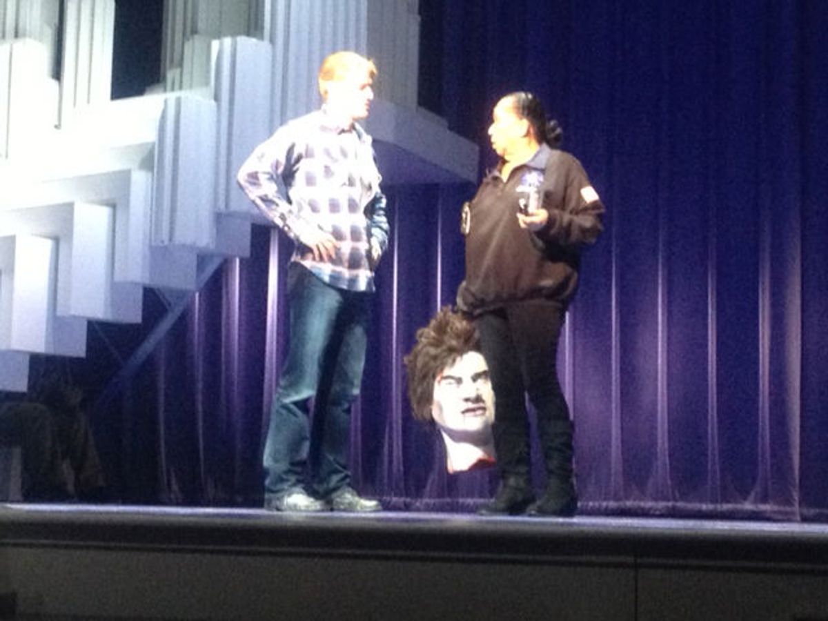 Roz Ryan and Edward Watts at 