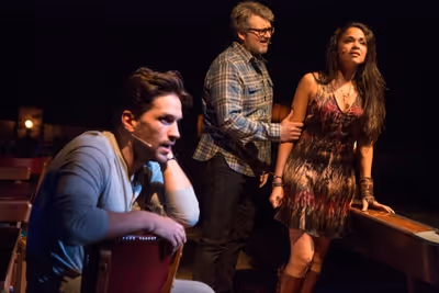 Will Swenson, John Ellison Conlee and Karen Olivo Photo