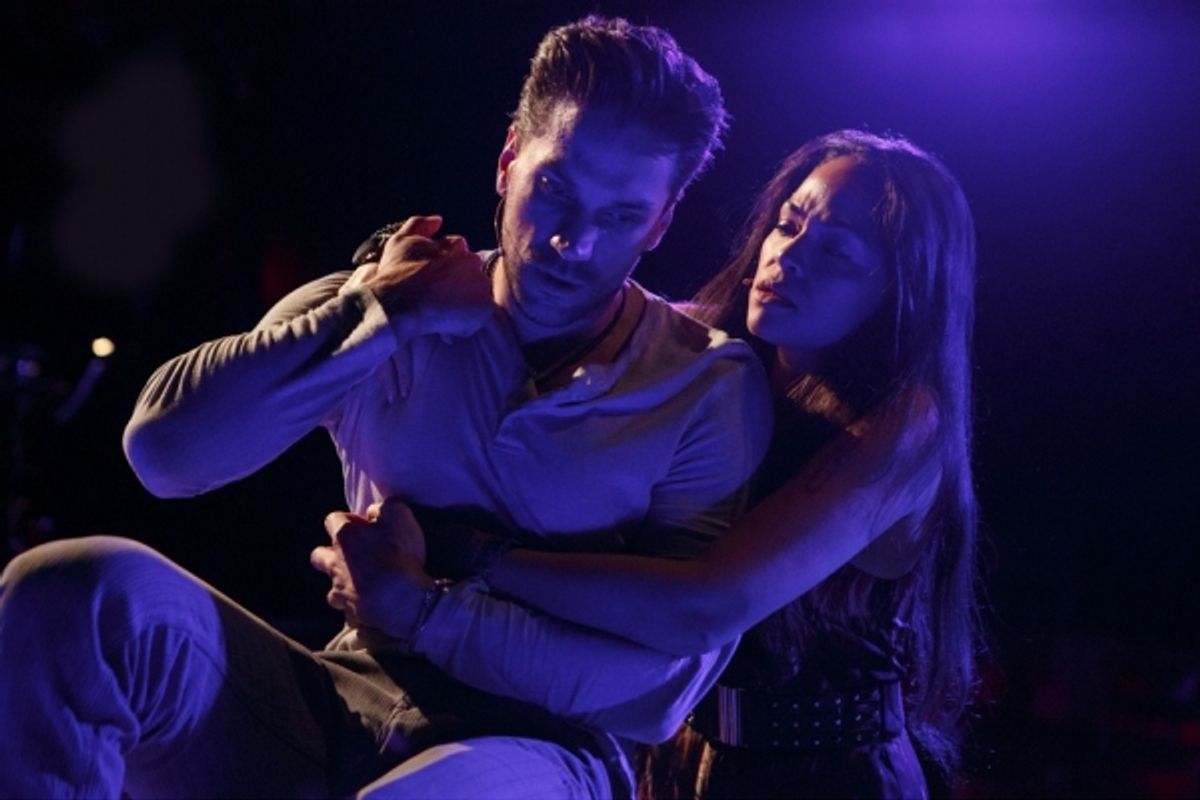 Will Swenson and Karen Olivo at 